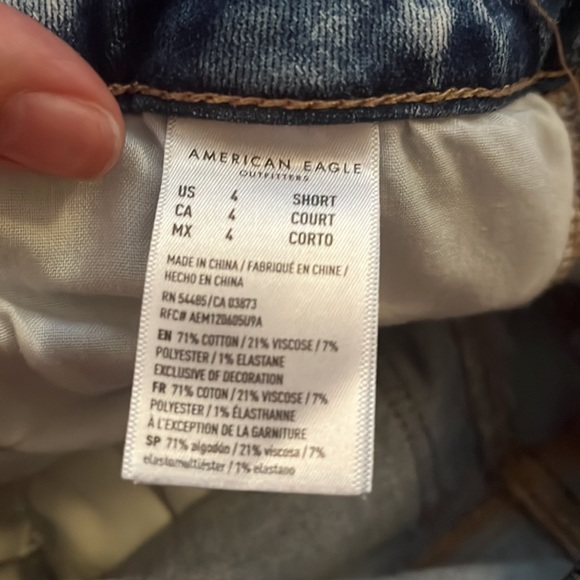 EUC American Eagle Jeggings Size 4 short - Picture 5 of 5